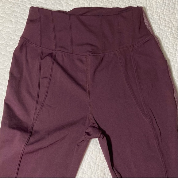 FP Movement by Free People Purple Leggings | Embellished | Stripes - Picture 2 of 14